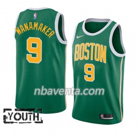 Camiseta Niños Boston Celtics Bradley Wanamaker 9 2018-19 Nike Verde Swingman